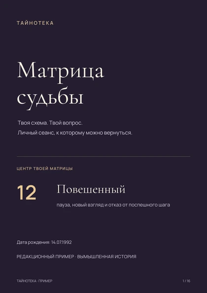 Обложка примера личного разбора
